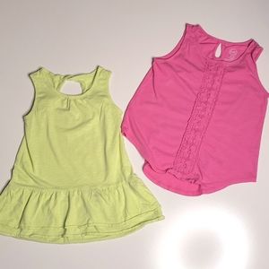 Girls summer tank tops size 7